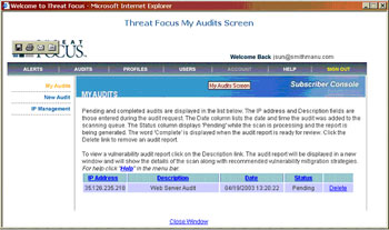 View all Completed Reports and Monitor Completion Status